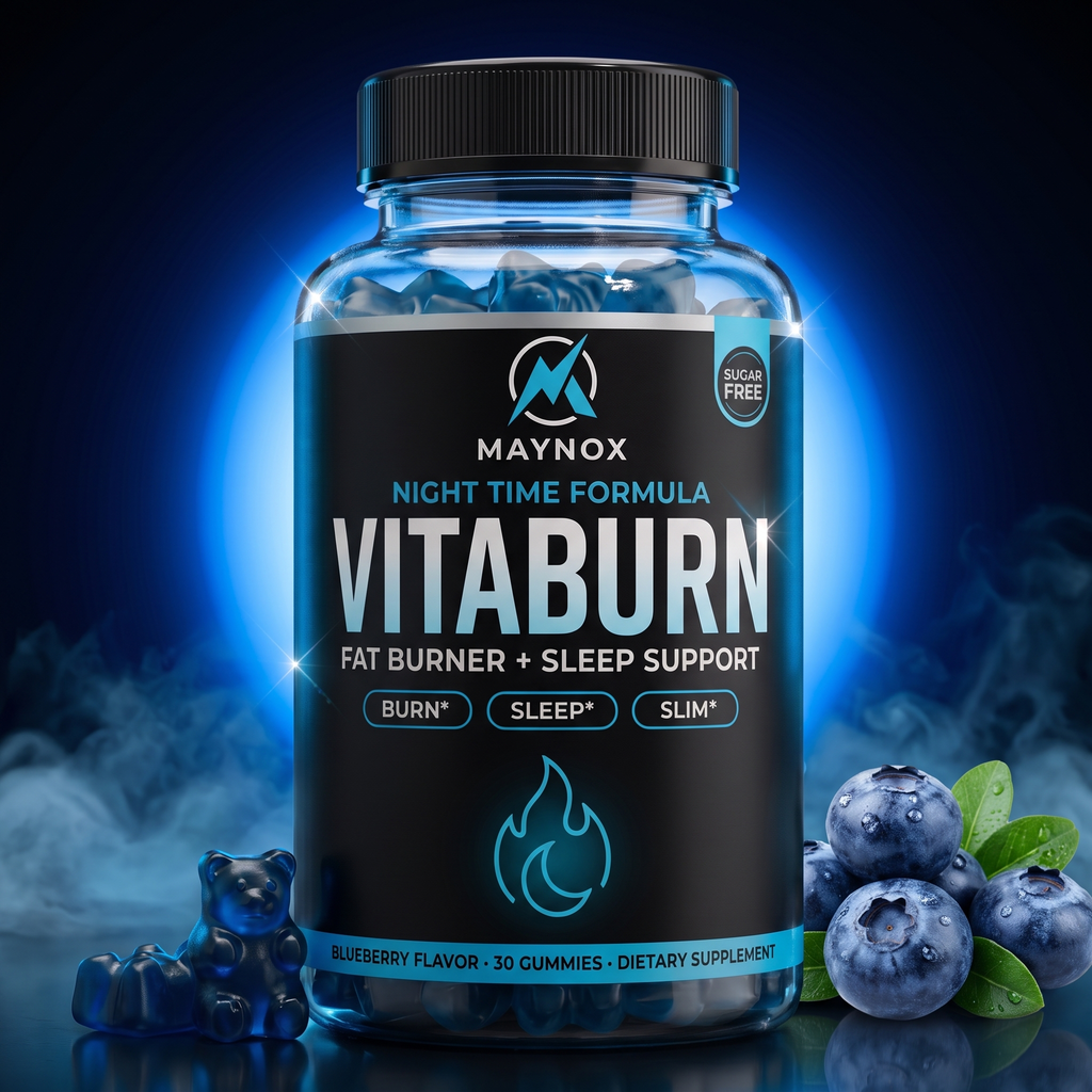 VitaBurn | Nighttime Fat Burner Gummies for Men with Melatonin