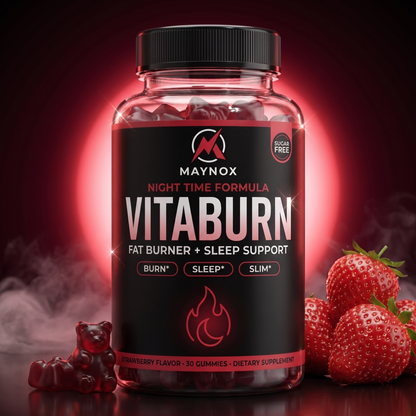 VitaBurn | Nighttime Fat Burner Gummies for Men with Melatonin